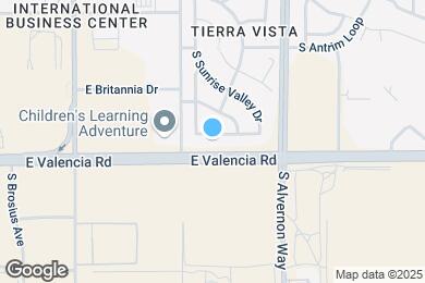 Map image of the property - 3768 E Bright View St