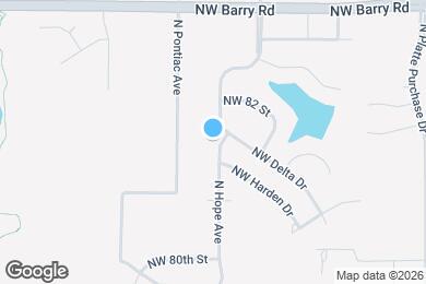 Map image of the property - 8236 N Hope Ave