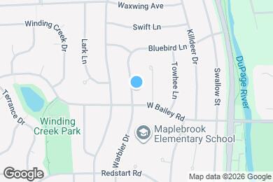 Map image of the property - 1560 Warbler Dr