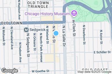 Map image of the property - 1509 N Wells St