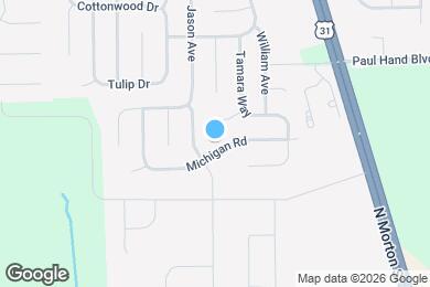 Map image of the property - 1476 Michigan Rd