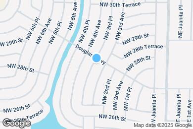 Map image of the property - 2825 NW 3rd Pl