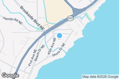 Map image of the property - 16758 45th Ave NE