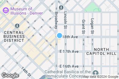 Map image of the property - Skyhouse Denver