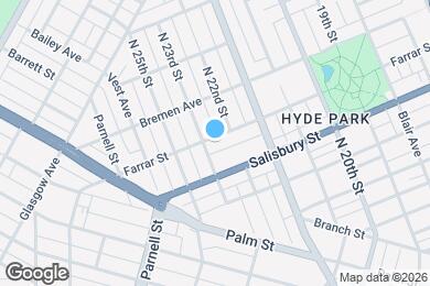 Map image of the property - 2218 Farrar St