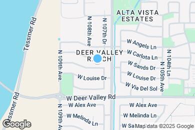 Map image of the property - 10760 W Sands Dr