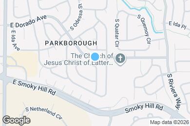 Map image of the property - 21501 E Aberdeen Dr