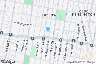 Map image of the property - 1222 N Marshall St