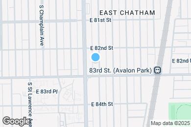 Map image of the property - 8234 S Maryland Ave