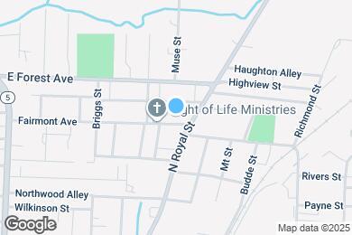 Map image of the property - 423 Fairmont Ave