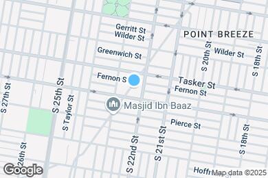 Map image of the property - 1631 Point Breeze Ave