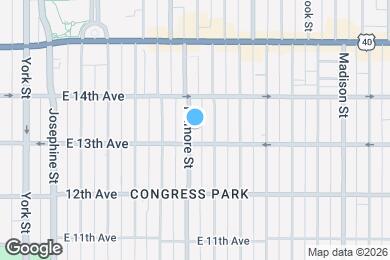 Map image of the property - 1320 Fillmore St