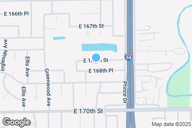Map image of the property - 1241 E 168th St