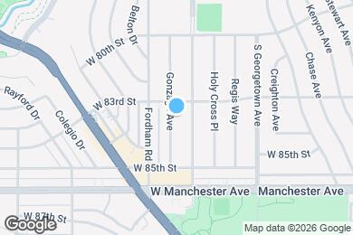 Map image of the property - 8318 Gonzaga Ave