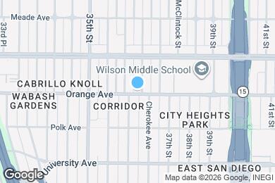 Map image of the property - 4204 Cherokee Ave