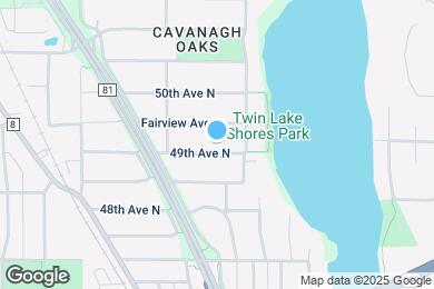 Map image of the property - 5022 49th Ave N