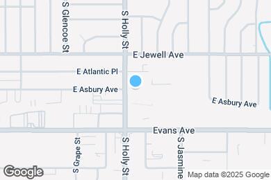 Map image of the property - 2000 S Holly St