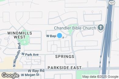 Map image of the property - 3410 W Frankfurt Dr