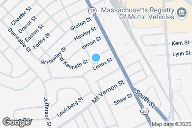 Map image of the property - 25 Lenox St