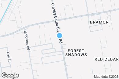 Map image of the property - 3603 Crosby Cedar Bayou Rd