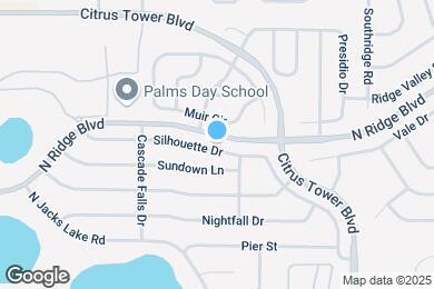 Map image of the property - 1592 Silhouette Dr
