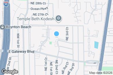 Map image of the property - 2515 NE 2nd Ct