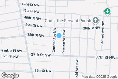 Map image of the property - 1416 38th St NW