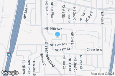 Map image of the property - 141 NE 17th Ct