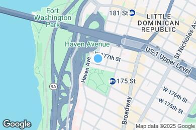Map image of the property - 850 West 176th Street