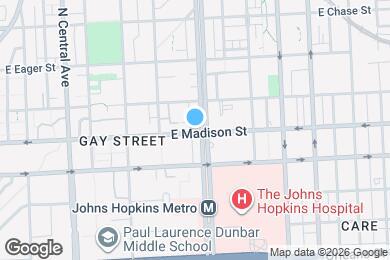 Map image of the property - 800 N Broadway