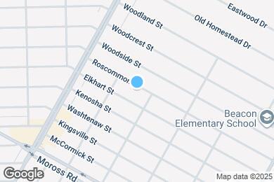Map image of the property - 18768 Roscommon St