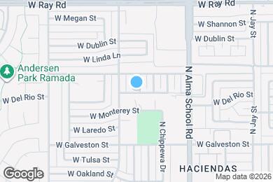 Map image of the property - 701 N Comanche Dr