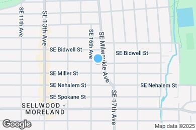 Map image of the property - 1626 Southeast Lexington Street