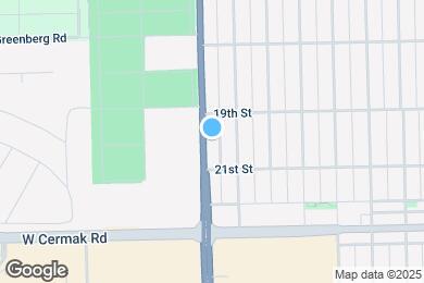 Map image of the property - 1921 S Harlem Ave