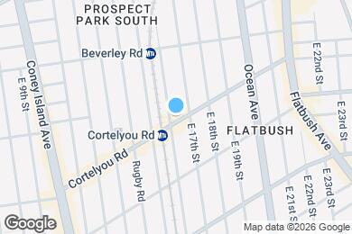 Map image of the property - 1607 Cortelyou Rd