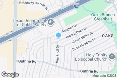 Map image of the property - 2617 Branch Oaks Dr