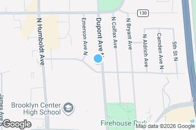 Map image of the property - 6707 DuPont Ave N