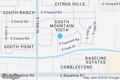 Map image of the property - 1705 E Carter Rd