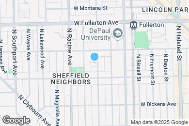 Map image of the property - 2232 N Seminary Ave