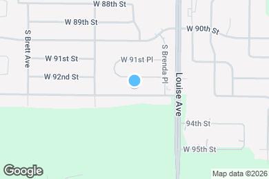 Map image of the property - 3604 W 93rd St