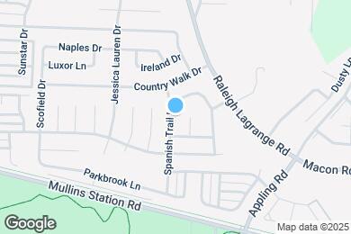 Map image of the property - 1012 Spanish Trail Ln