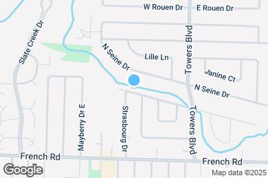 Map image of the property - 172 S Seine Dr