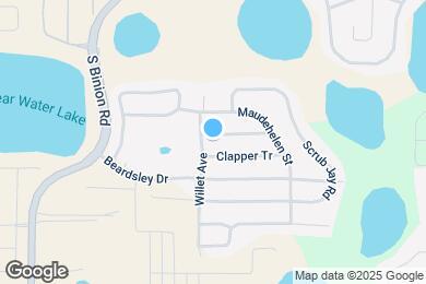 Map image of the property - 2178 Chickadee Dr