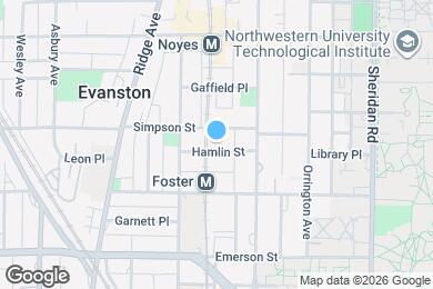 Map image of the property - 831 Hamlin St