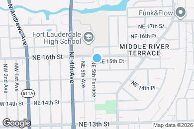 Map image of the property - 530 NE 15th Ct