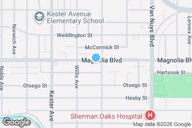 Map image of the property - 14716 Magnolia Blvd