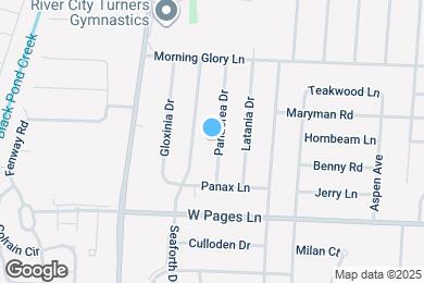 Map image of the property - 8300 Pandorea Dr