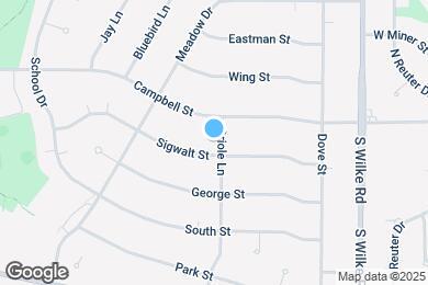 Map image of the property - 2605 Oriole Ln