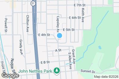 Map image of the property - 415 Lapsley Ave