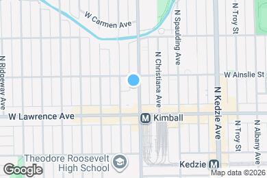Map image of the property - 4840 N Kimball Ave